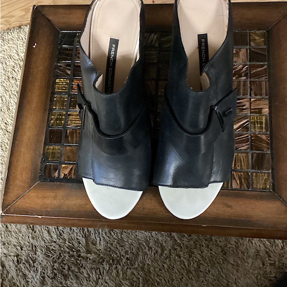 French Connection Black and White Women's Shoes